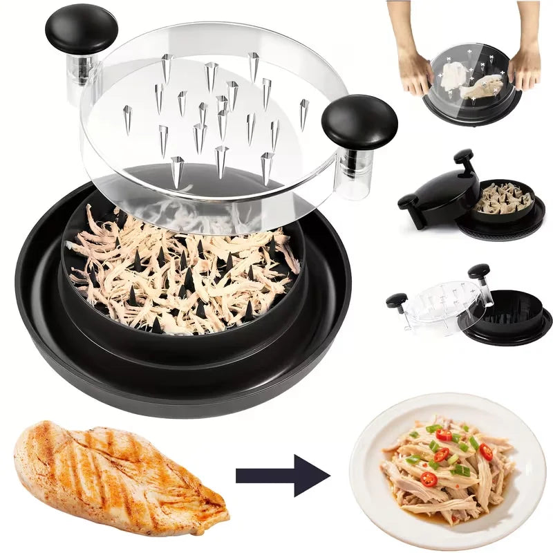 Chicken Shredder Non-Slip Meat Grinders For Pork Beef Cooked Chicken Breasts Vegetable Kitchen Tool Ergonomic Handle Shredder