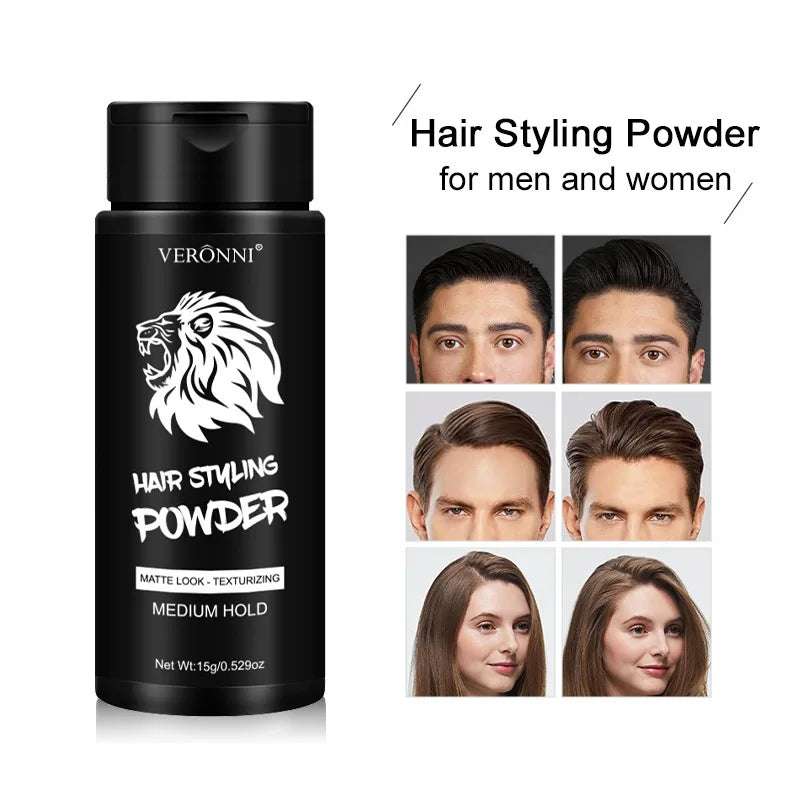 VERONNI Export Special Hair Volumizing Powder - Unisex Wash-Free Oil Control Powder for Bangs & Hair Root Lift