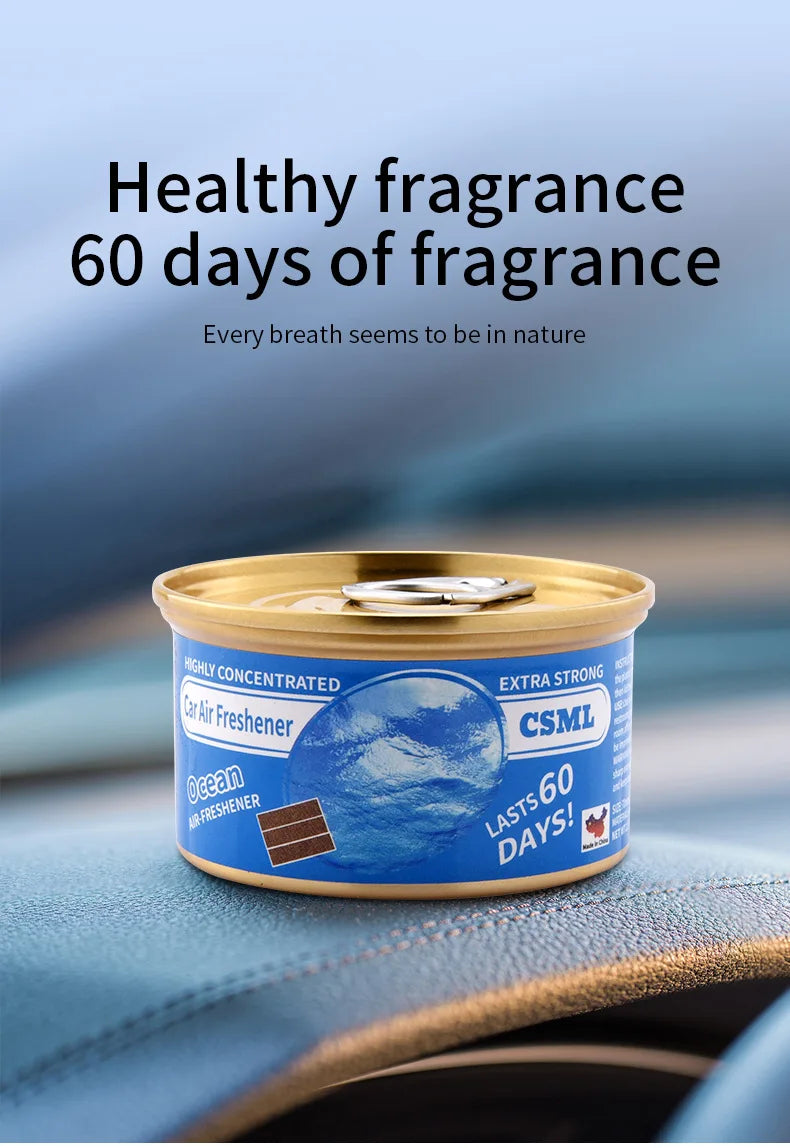 Best-selling Wooden Block Canned Car Aromatherapy Fragrance Paste Deodorizing Air Freshener High-end Solid Perfume
