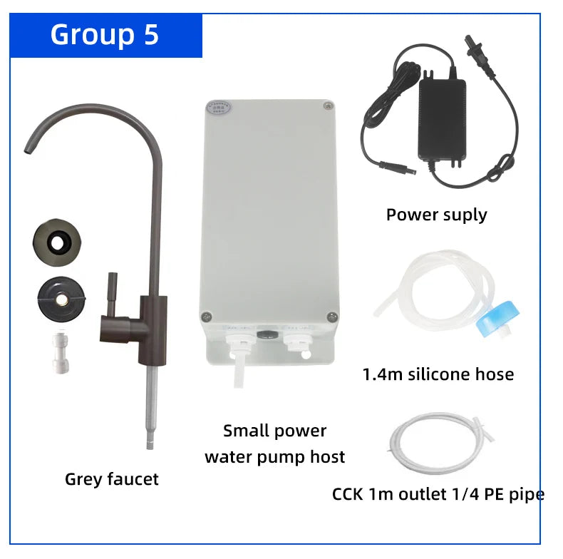 12V Electric Caravan Galley Water Pump 1.5 L/min Automatic Suction for Motorhome Boat Bottled Water System