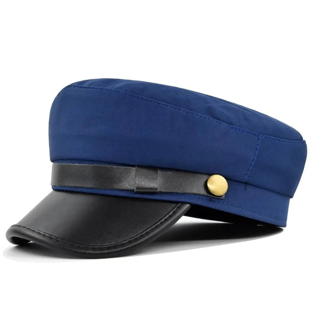 Navy Cap Vintage Flat Cap Octagonal Hat British Style Beret Hats Salior Hat Newsboy Hat Flat Peaked Caps Outdoor Travel