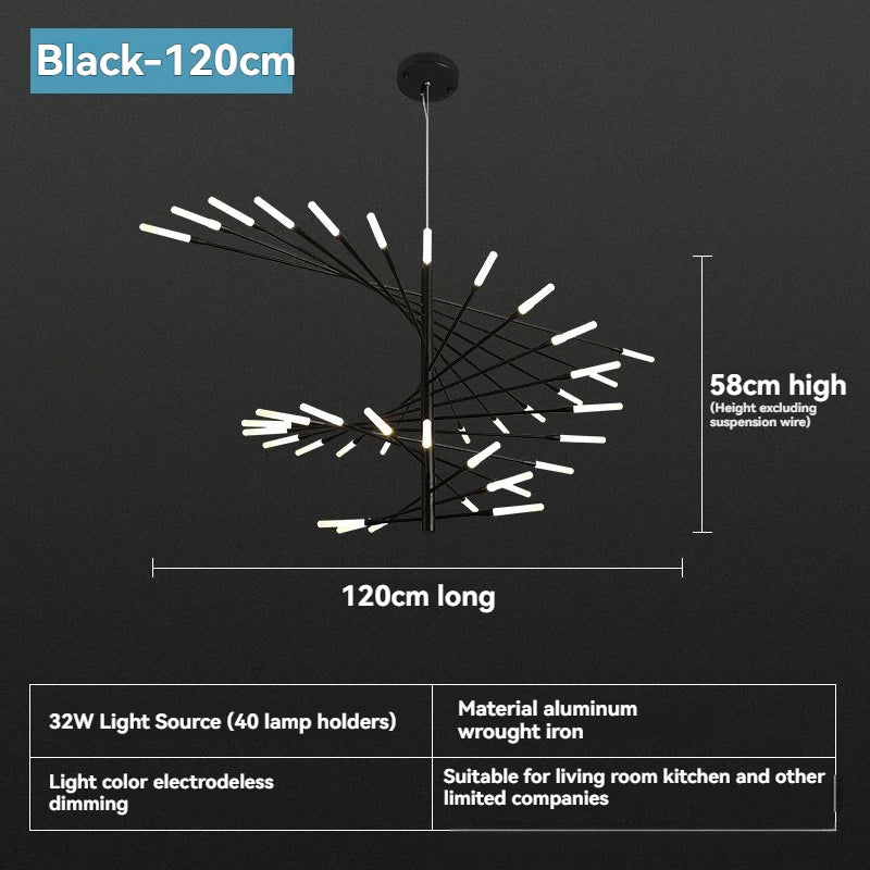 Modern LED Ceiling Pendant Light-modern Dimmable Lighting for Living Room, Kitchen, and Luxury Room Decoration