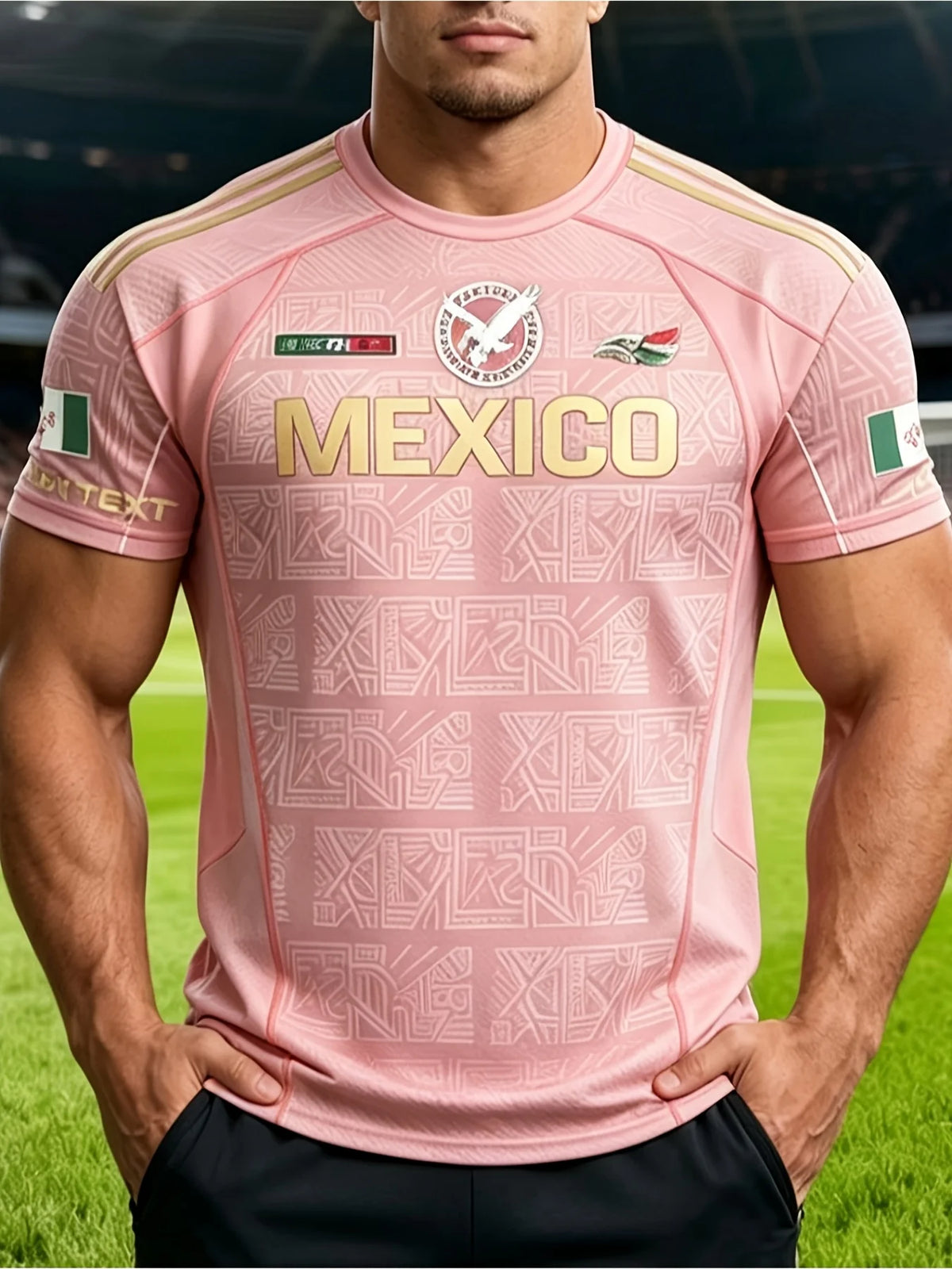 Men's Eagle Print T-shirt Casual Short Sleeve Crew Neck Tee Men's Clothing For Outdoor Sportswear Short Sleeve Mens T-shirts Top