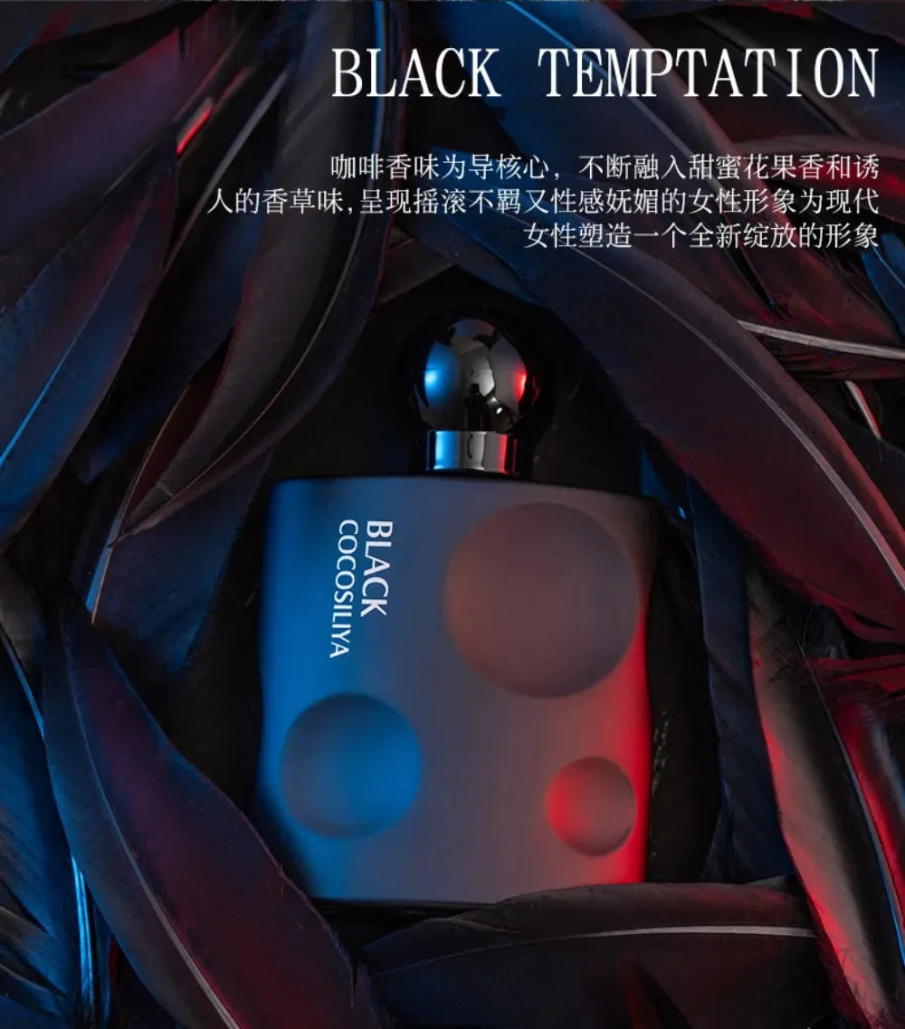 50ML Perfume Black Opium Long-lasting EDP Parfum Temptation Women's Perfume Original Perfume Brand Classic Black Coffee Perfumes
