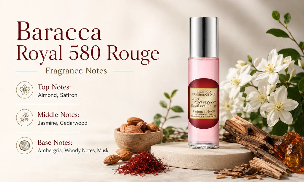 10ML Roll‑On Perfume Body Oil - Portable Fragrance Oil, Saffron Jasmine Cedarwood Musk Woody Scent Eau de Parfum for Dating