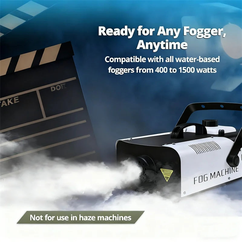 Smoke Fog Machine Liquid - High Density & Long-Lasting Fog Juice for Christmas, Performance Party, New Year's events and Concert