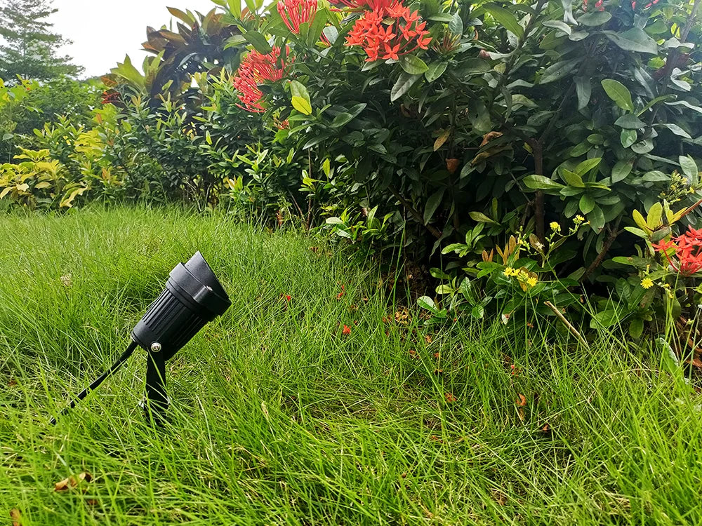 LED Lawn Light Lamp RGB Waterproof Spotlight Green Yellow Courtyard Landscape Illuminated Trees Lights Ground Mounted Floodlight