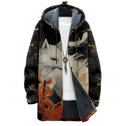 Spring Men's Trend Lapel Chenille Woolen Coat Woolen Coat