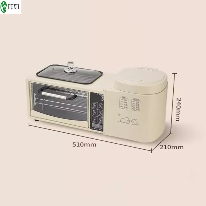 New multifunctional breakfast machine, steaming and cooking integrated, lazy person, three or four in one electric oven, home sa