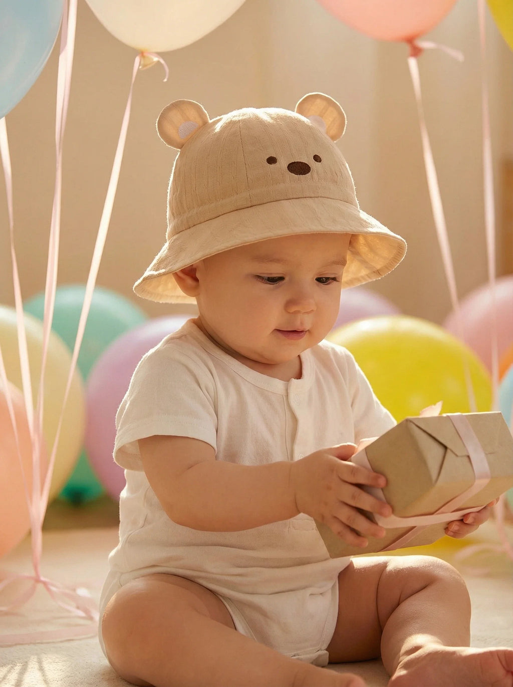 Baby hats, spring and autumn baby sun hats, summer thin fisherman hats for younger babies, baby girls and infants, summer