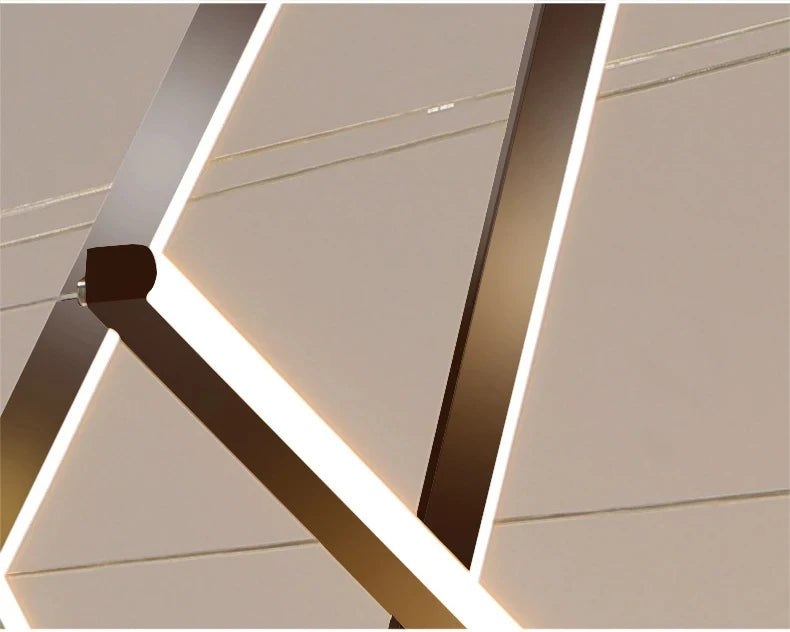 Modern LED Ceiling Chandelier Stair Living Room Pendant Lamp Kitchen Hall Hanging Light Indoor Home Decoration Lighting Fixture