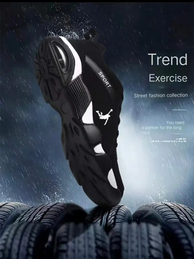 Fashion Men Professional Running Shoes Lightweight and Breathable Sneakers Lace Up Outdoor Sports Tennis Shoes New Casual Shoes