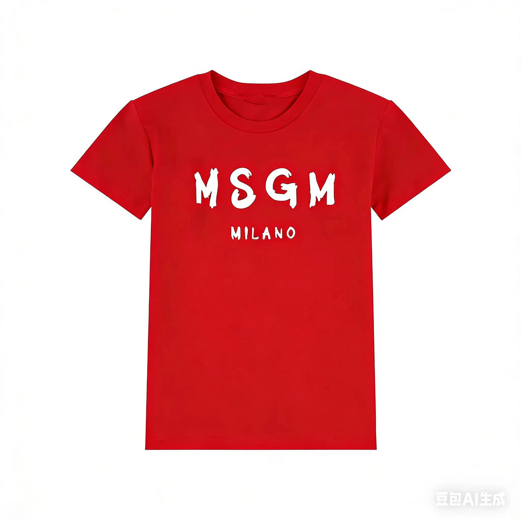 Korean Y2K Trend Simple Letter Print Unisex T Shirt 2026 Summer 100% Cotton Round Neck Loose Short Sleeve Casual Streetwear Tops
