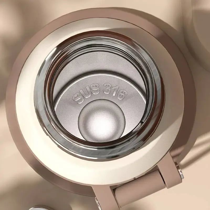 Stainless Steel CoffeeCup600ml Travel Thermal Mug Leak-Proof Thermos Bottle Tea Coffee Mug Office Business StyleCold&hot Thermos