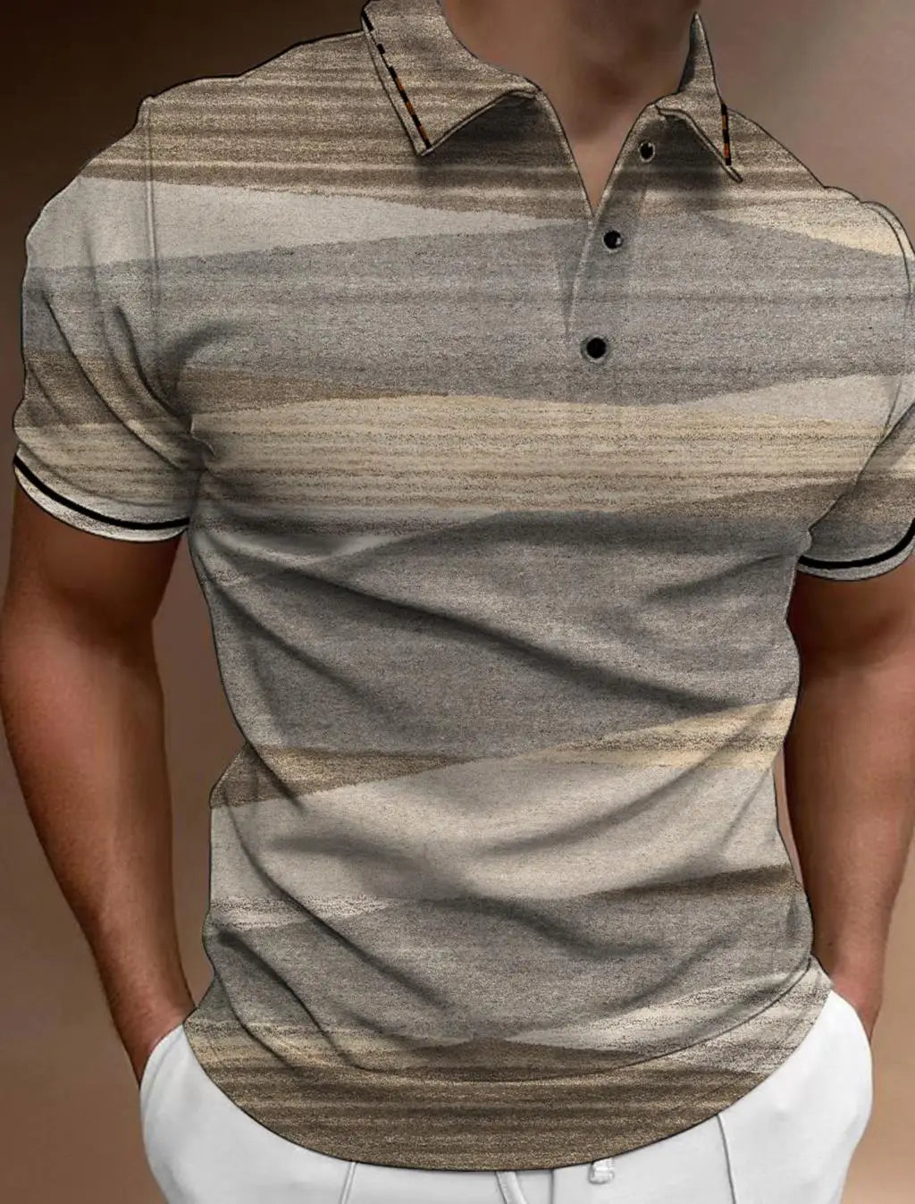 Fashion Men's Button Polo Shirts Casual Summer Short Sleeve Men Male Polo Tee Shirt Men Tops Street Mans Golf Clothing Clothes
