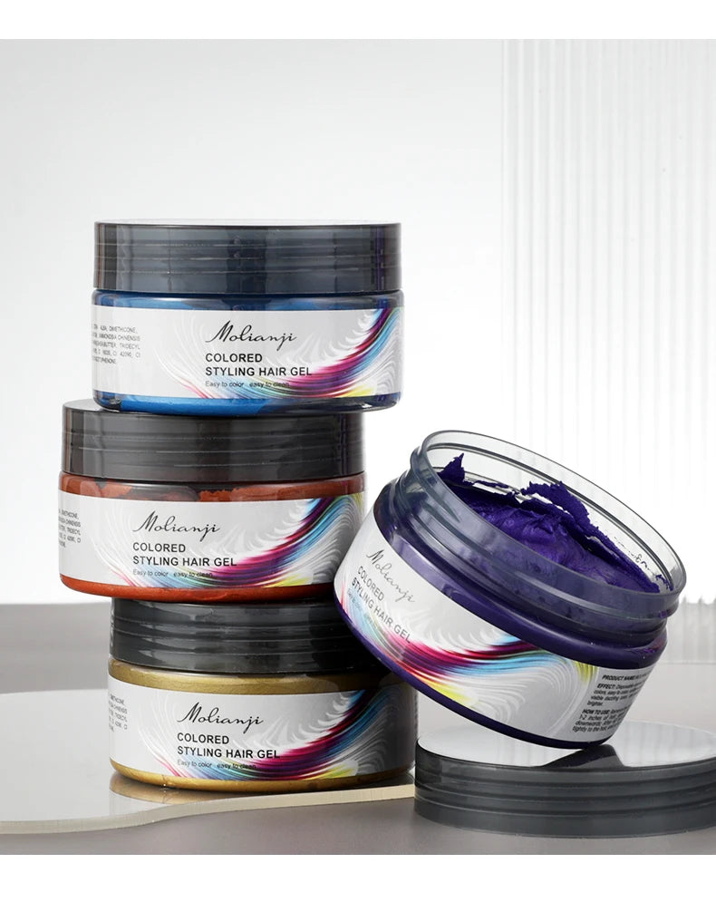 Disposable Hair Dye, Easy to Color, Easy to Clean, Instant Coloring, Creating colorful and Fashionable Hairstyles