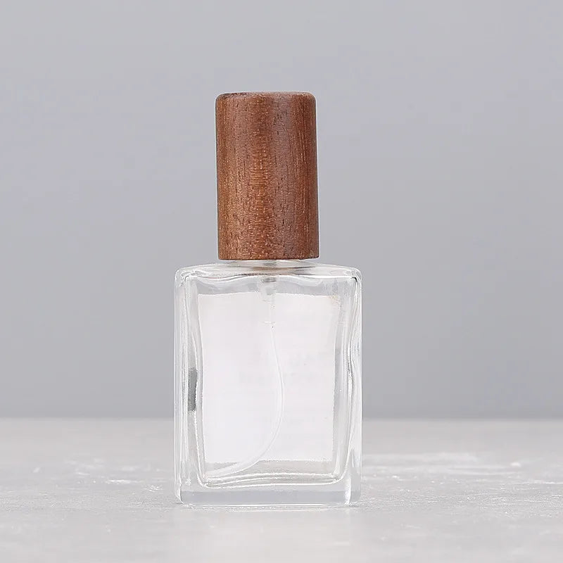 30/50/100ml Refillable Clear Glass Perfume Spray Bottles Fine Mist Atomizer with Sealed Cap Empty Fragrance Cosmetic Container