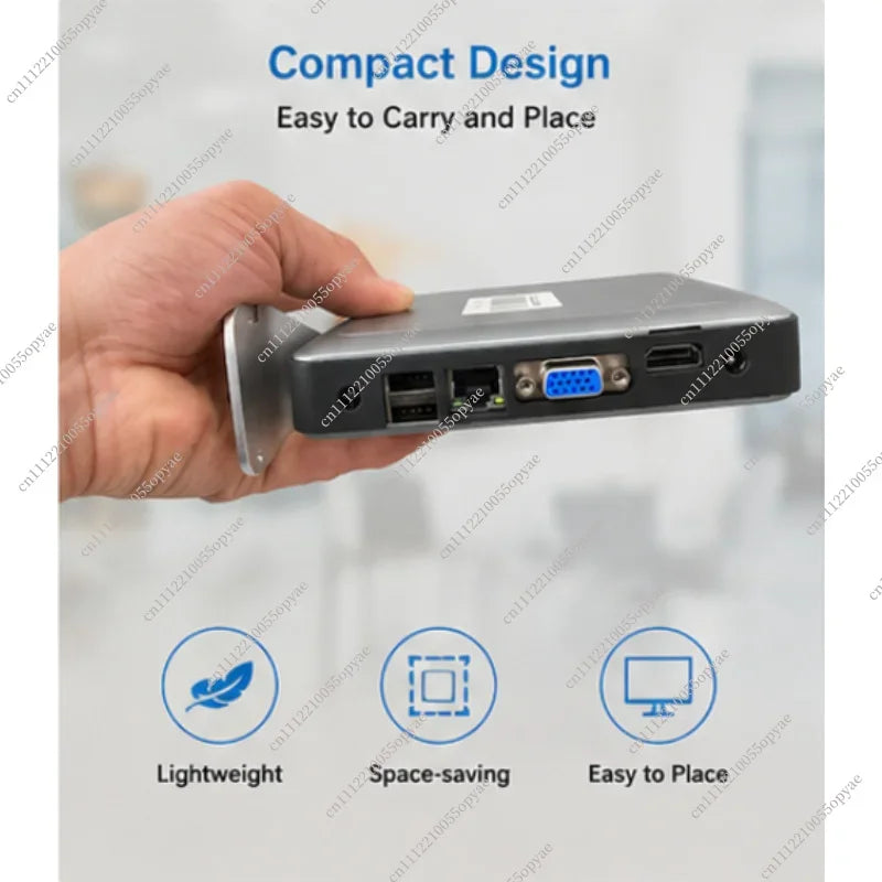 Mini PC J1800 Low Power Thin Client ITX Microcomputer Dual Core Portable Industrial Energy Saving