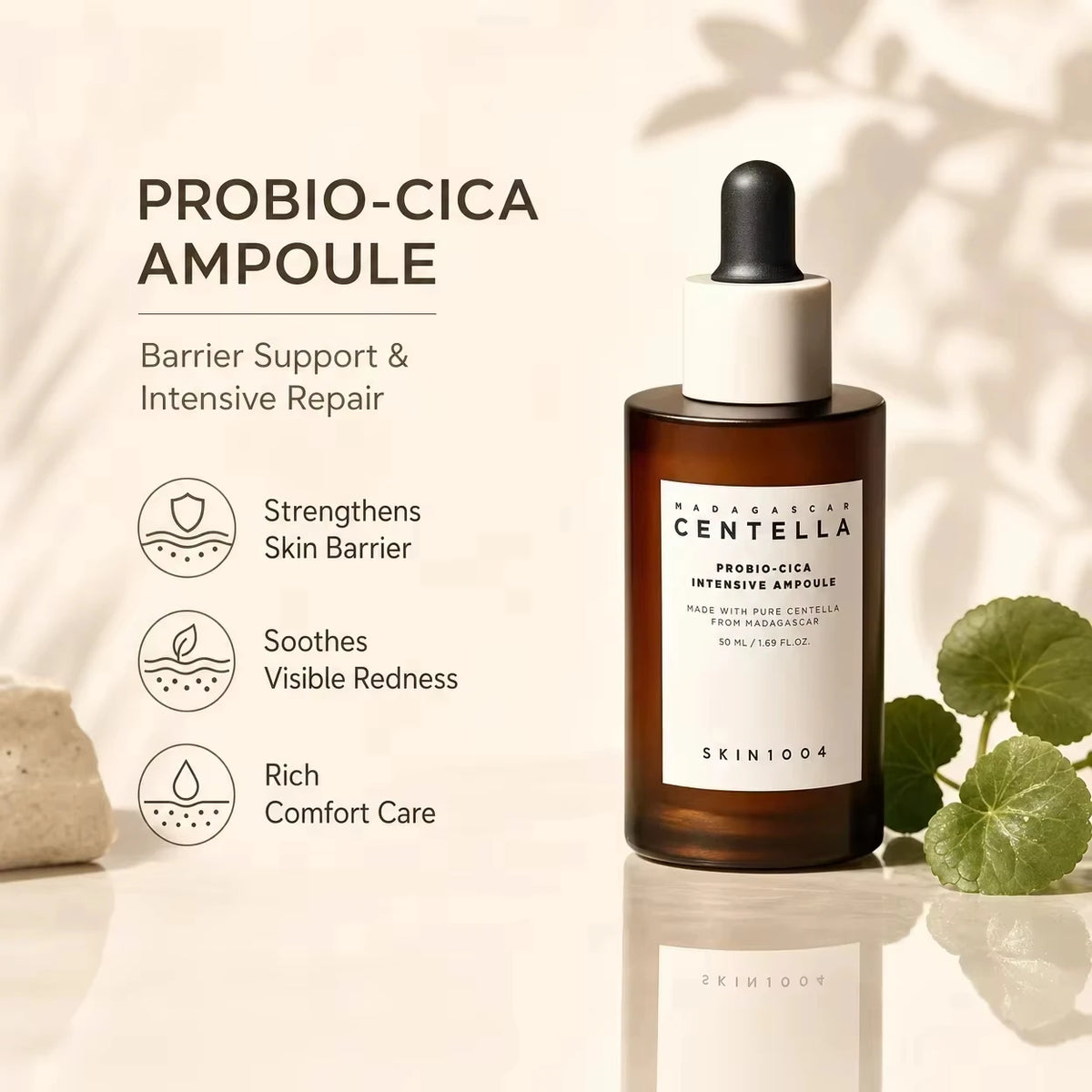 SKIN1004 Centella Ampoule Series Facial Essence Non-Greasy Lightweight Soothe Reduce Redness Refine Pores For Sensitive Skin