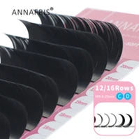 Colored Lashes Eyelash Extensions C/D/L/LU(M) Curl Mix 8-15mm Natural Soft Individual Green/Blue/Brown/Purple/Pink Eyelashes