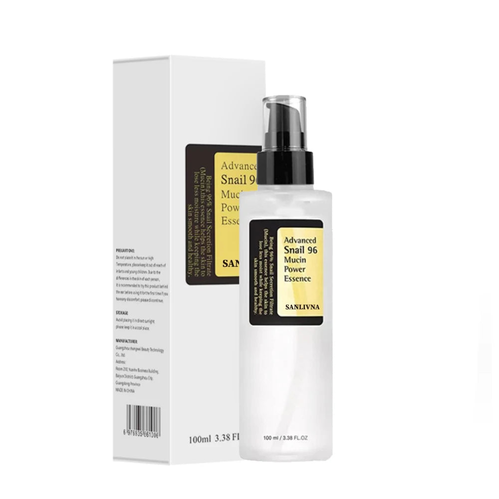 Korean Skincare Snail Mucin 96% Essence 100ml Hydrating Repair Serum for Dull Skin,Facial Brightening Anti-Aging Serum Face Care