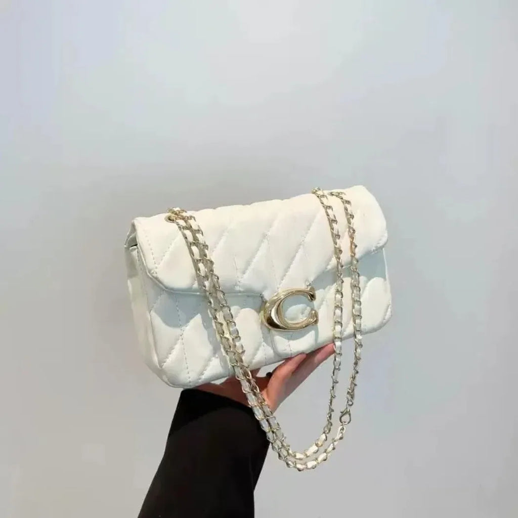 2026 new European retro classic fashionable versatile chain flap crossbody bag, suitable for women to match