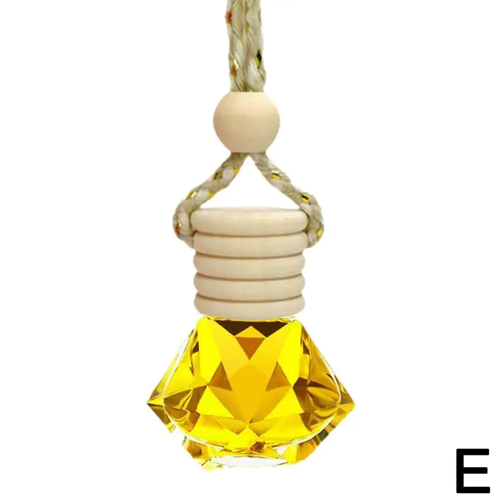 Car Perfume Pendant Include Essential Oil Air Fresheners Novelty Auto Flavoring Air Freshener Diffuser Oil Fragrance Bottle