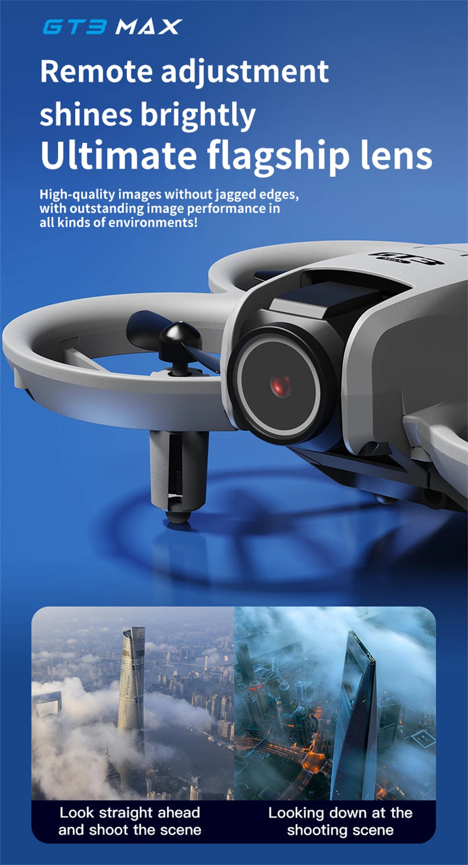 2026 GT3Max HD 8K RC Drone with Wide Angle Camera Foldable Helicopter Quadcopter Aircraft for Kids Professional Gift Toys