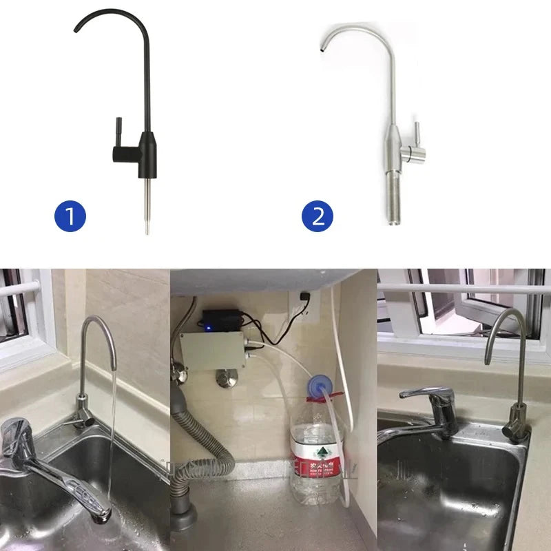 12V Caravan Electric Kitchen Water Pump Faucet Automatic Water Suction Pump 1.5 L 2.7L Faucet Automatic Suction Pump For Galley