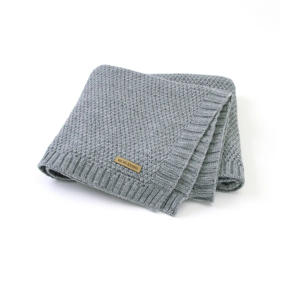 Baby Blankets Knitted Newborn Swaddle Wrap Blanket Cartoon Rabbit Toddler Photograph Props Multifunction Children Covers