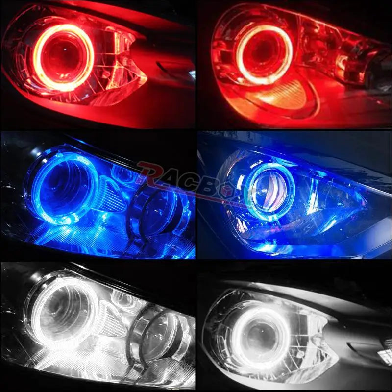 1/2pcs 2.5 Inch Projector Len Car Styling  Cover Shroud Shell Headlights Len Mask For 2.5inch Bi Xenon Bi-LED Headlamp Retrofit