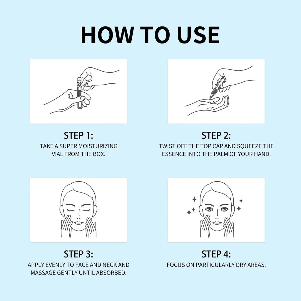 Hyaluronic Acid Liquid Serum Facial Moisturizing Lifting Glow Up Facial Essence Quick Absorption Dermapen Serum Skin Care