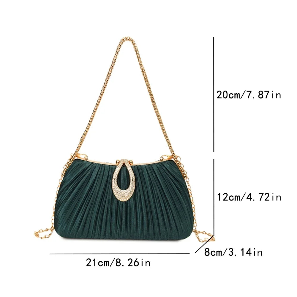 Luxury Sparking Rhinestone Evening Clutch Bags For Women Wedding Prom Dinner Party Gemstone Crossbody Bag 2024 Designer Handbags
