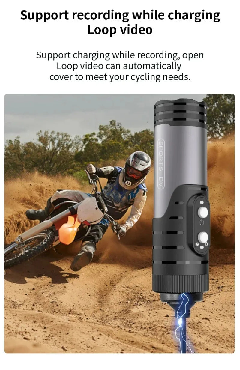 4K Ultra HD Camera Outdoor Hunting Camera Anti Shake Sport DV WiFi Motorcycle Bike Helmet Camera Action Cam Waterproof Bodycam