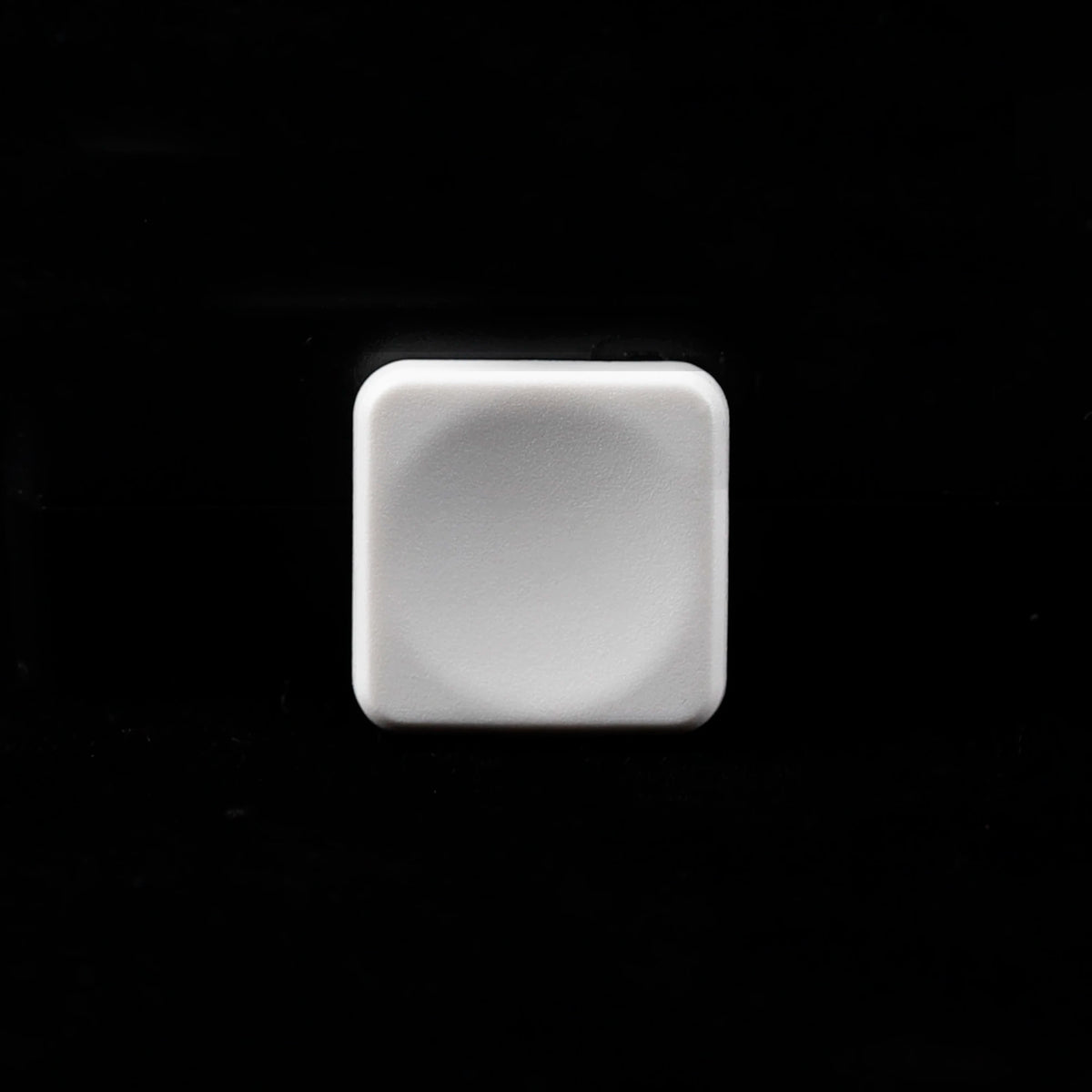 YMDK Square Round 1u Low Profile Blank Black White Keycaps PBT Material DIY for 1350 Switches Mechanical Keyboard
