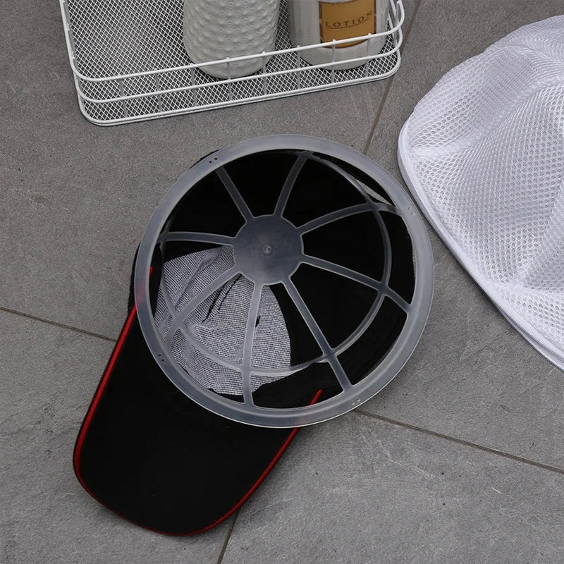 Washing Machine Hat Wash Protector Cap Cleaner Laundry Bag  Small Clothes Wash Bag Anti-Deformation Mesh Organizer Zip Bags