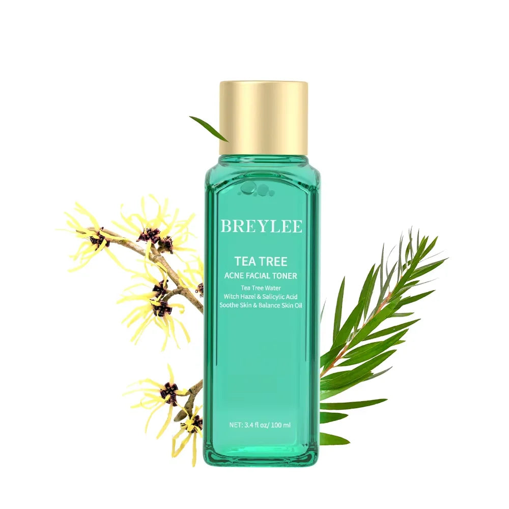 BREYLEE Tea Tree Oil Extract Facial Skincare Toner Oil Balance 100ml