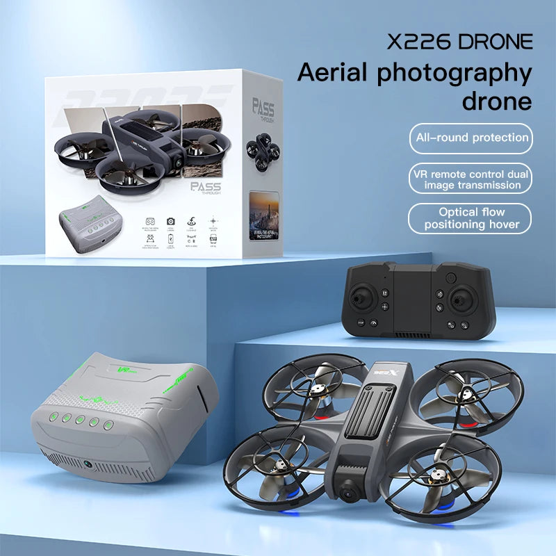 Original Mini Drone X226/X226VR Drones 4K Professional Remote Control Helicopter Plane RC Dron Quadcopter Toys Gift for Kids