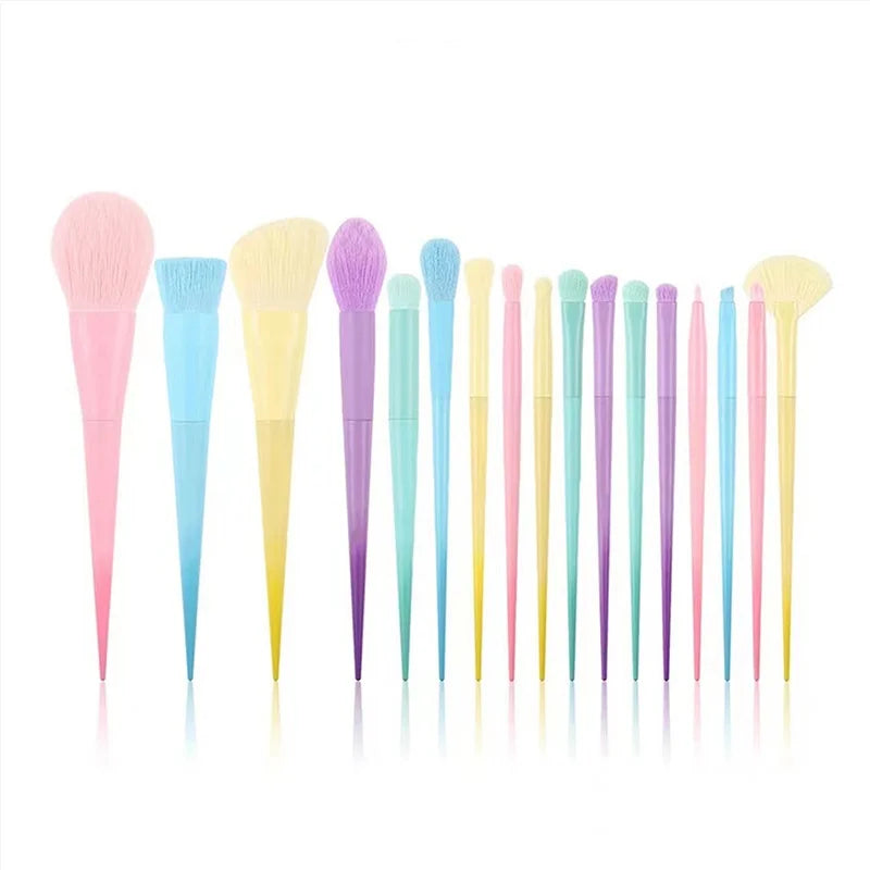 17pcs Makeup Brushes Set: Eyeshadow Brush, Foundation Brush, Highlight Blush Concealer Powder Brush Cosmetic Tools High Quality