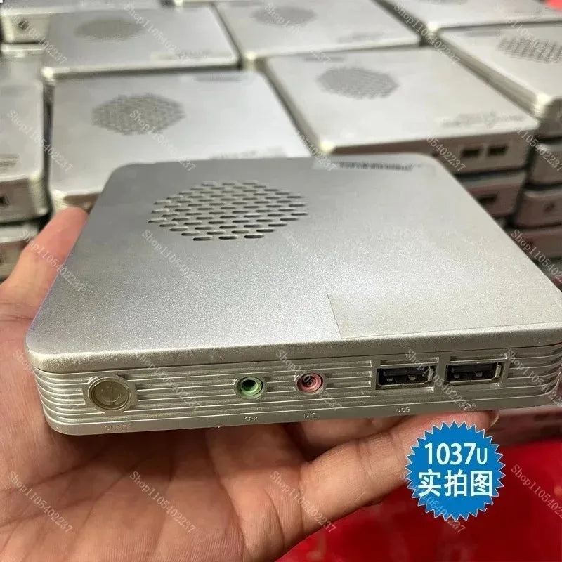 Used J1800 Low Power Mini PC Thin Client ITX Micro Computer Dual Core Portable Industrial PC Stable Energy Saving