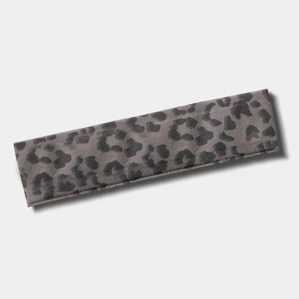 NO LOGO Women leopard print yoga fitness suit, contrasting edge sports bra high waisted leggings running cycling headband