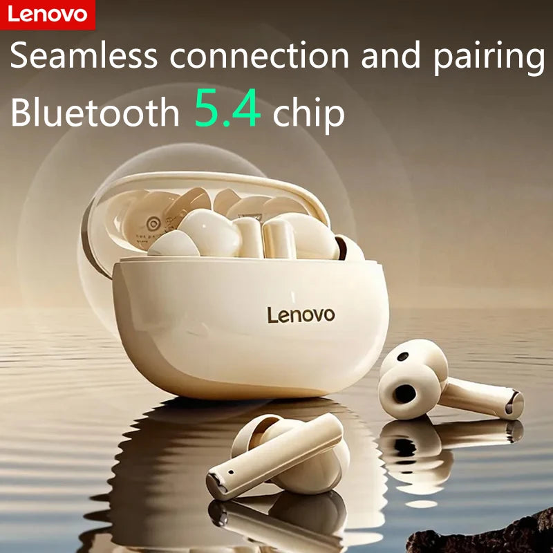 Lenovo TA210 Wireless Bluetooth Earphones Comfortable Fit Sweatproof In-Ear HiFi Sound Low Latency Gaming Headsets Sport Earbuds