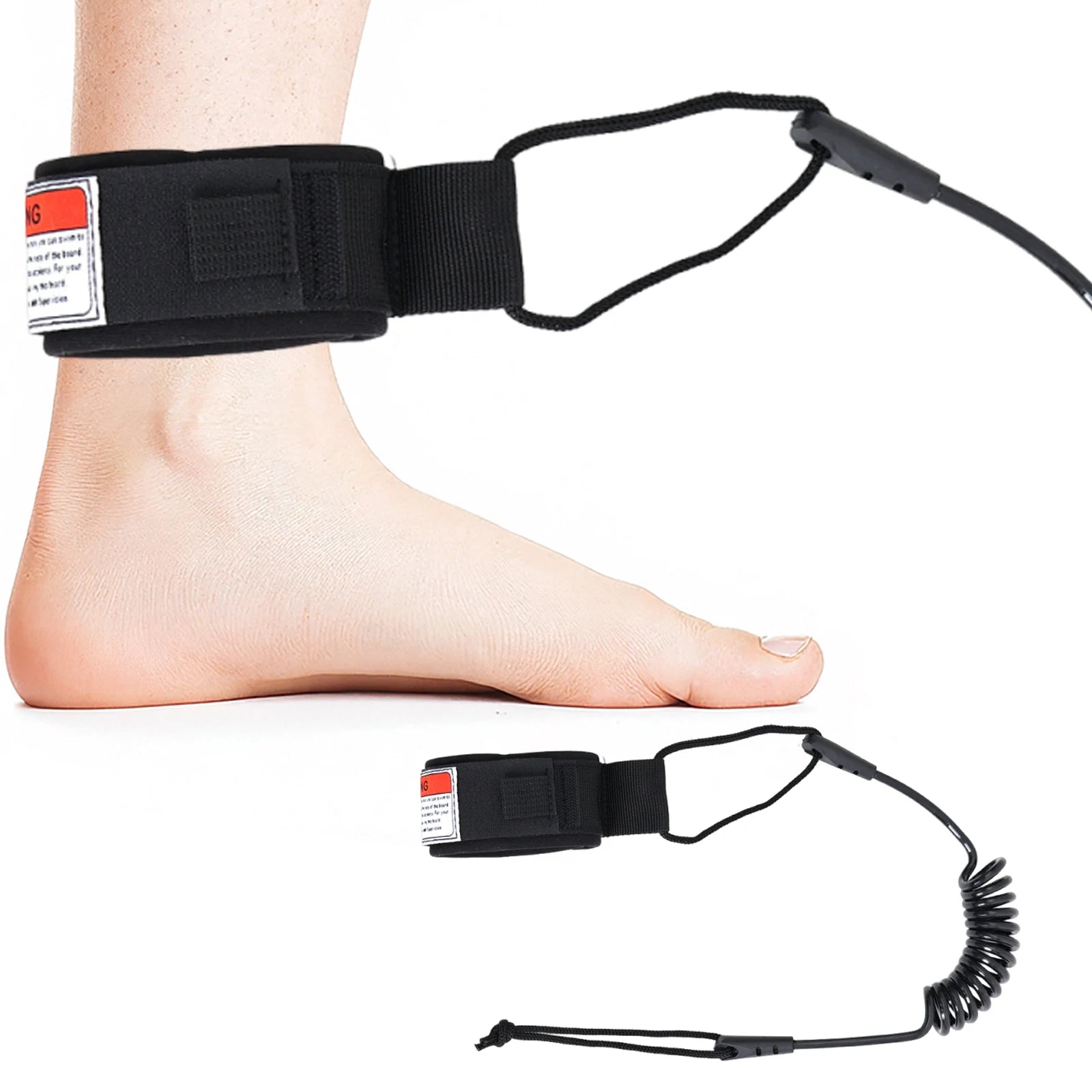 Elastic Sup Board Foot Leg Rope Adjustable Sup Paddleboard Safety Leash Kayak Boat Lifesaving Ankle Ropes for Surfing Stand UP