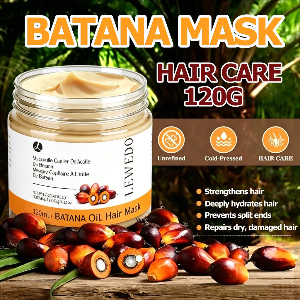 120g Batana Hair Mask Fast Hair Growth Oil Scalp Care Conditioner Batana Oil Anti Hair Loss Thicker Hair Serum Nourish Hair Root
