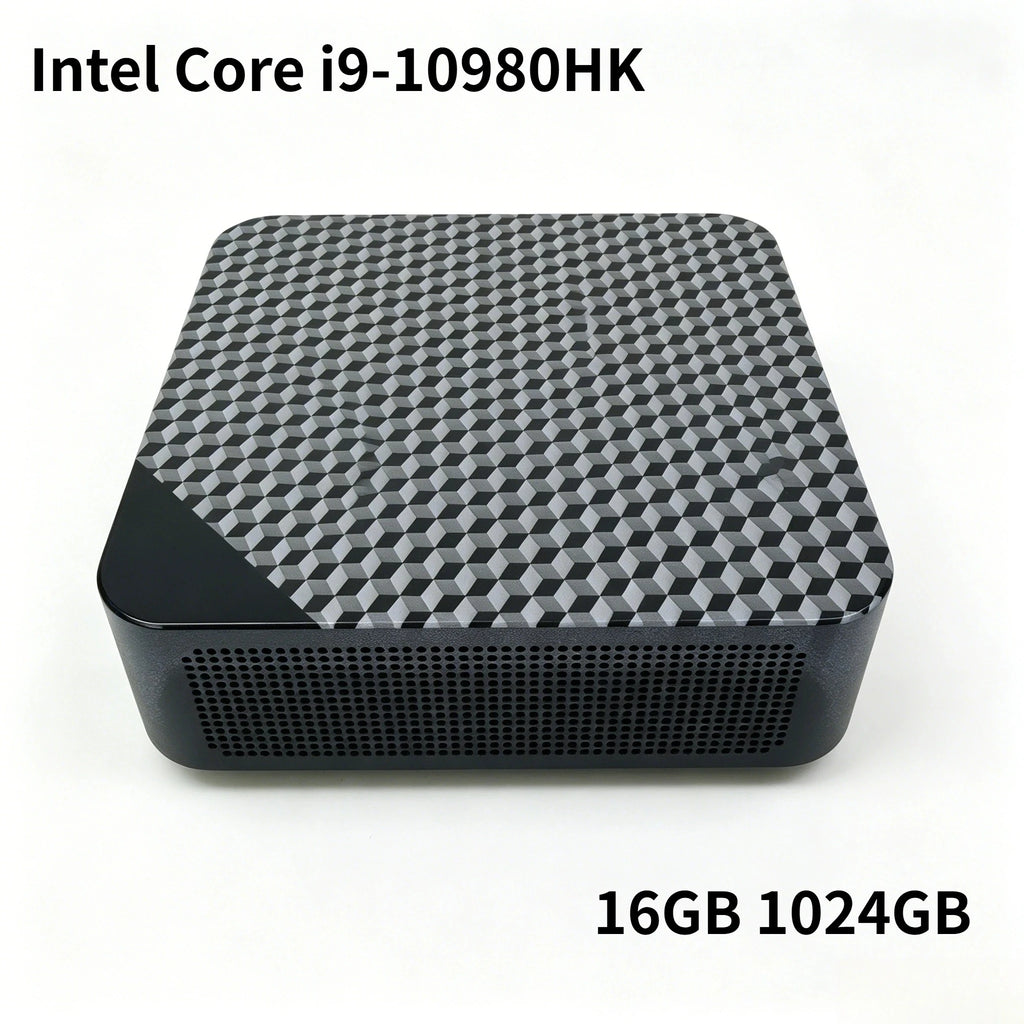 Intel Core i9-10980HK Mini PC 16GB DDR4 512GB NVMe SSD Triple 4K Display WiFi6 BT5.2 Silent Office Home Desktop Pro