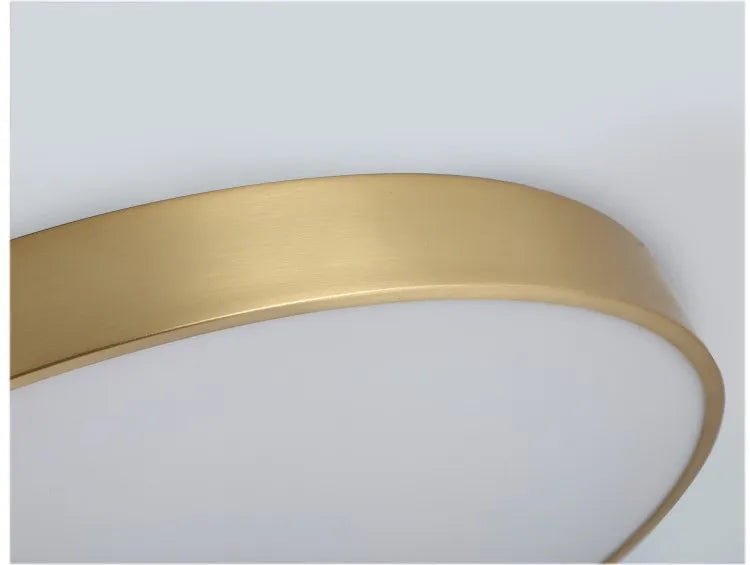 Modern LED Aisle Ceiling Light Lamps For Bedroom Corridor Garage Cloakroom Balcony Indoor Lighting Fixtures Simple Golden Round
