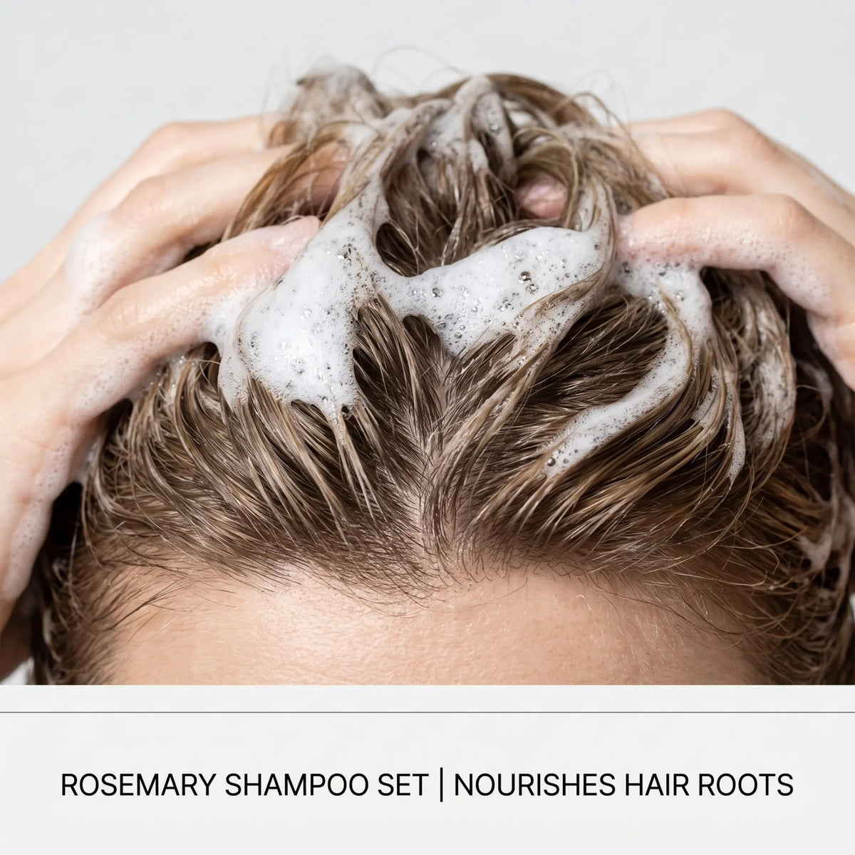 Rosemary Shampoo Anti-Hair Loss Shampoo Deep Scalp Cleansing & Moisturizing Hair Care Set for Dry Damaged Hair Strengthens Roots