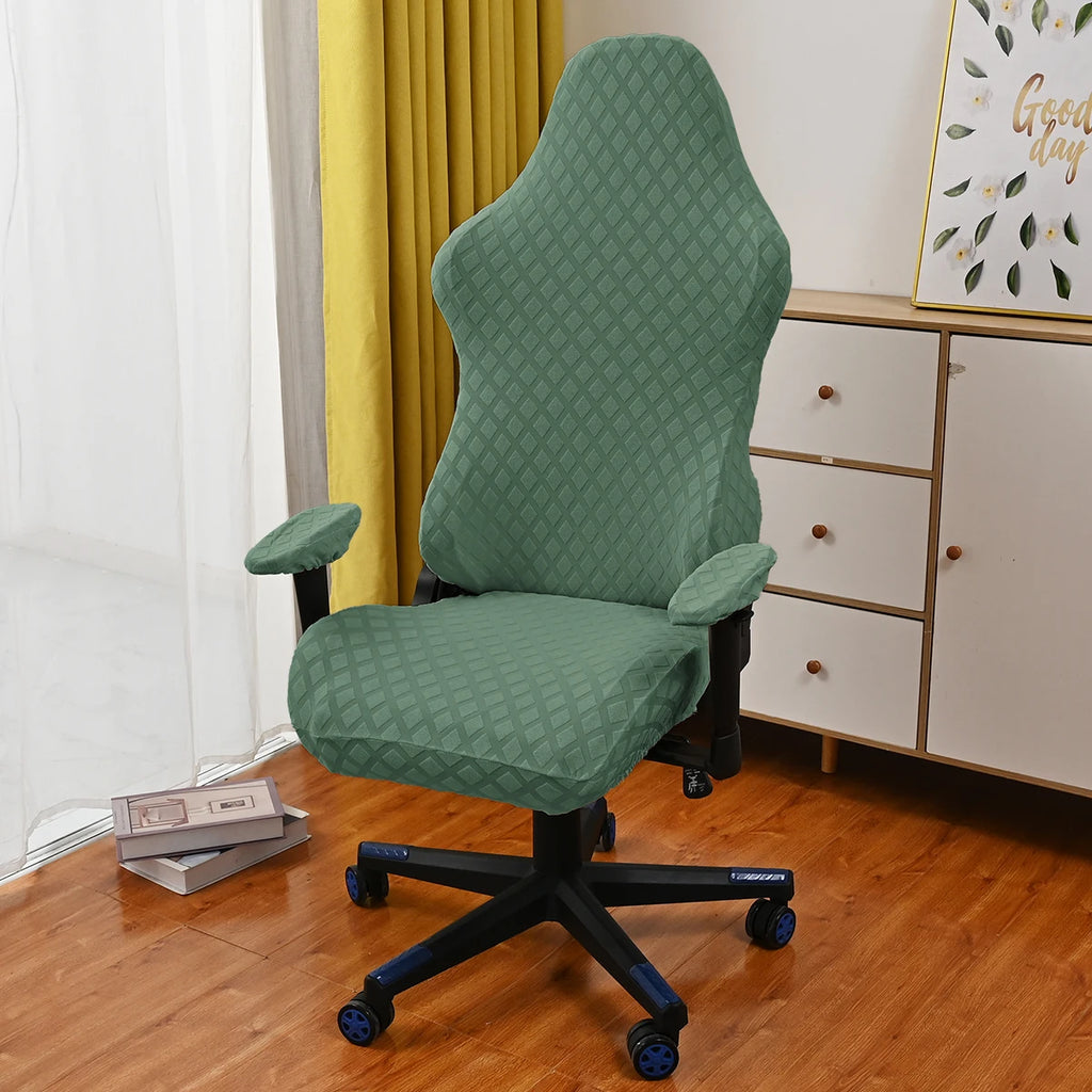 Ergonomic Office Computer Game Chair Slipcovers Stretchy Polyester Reclining Racing Gaming Chair Covers Waterproof Chair Covers