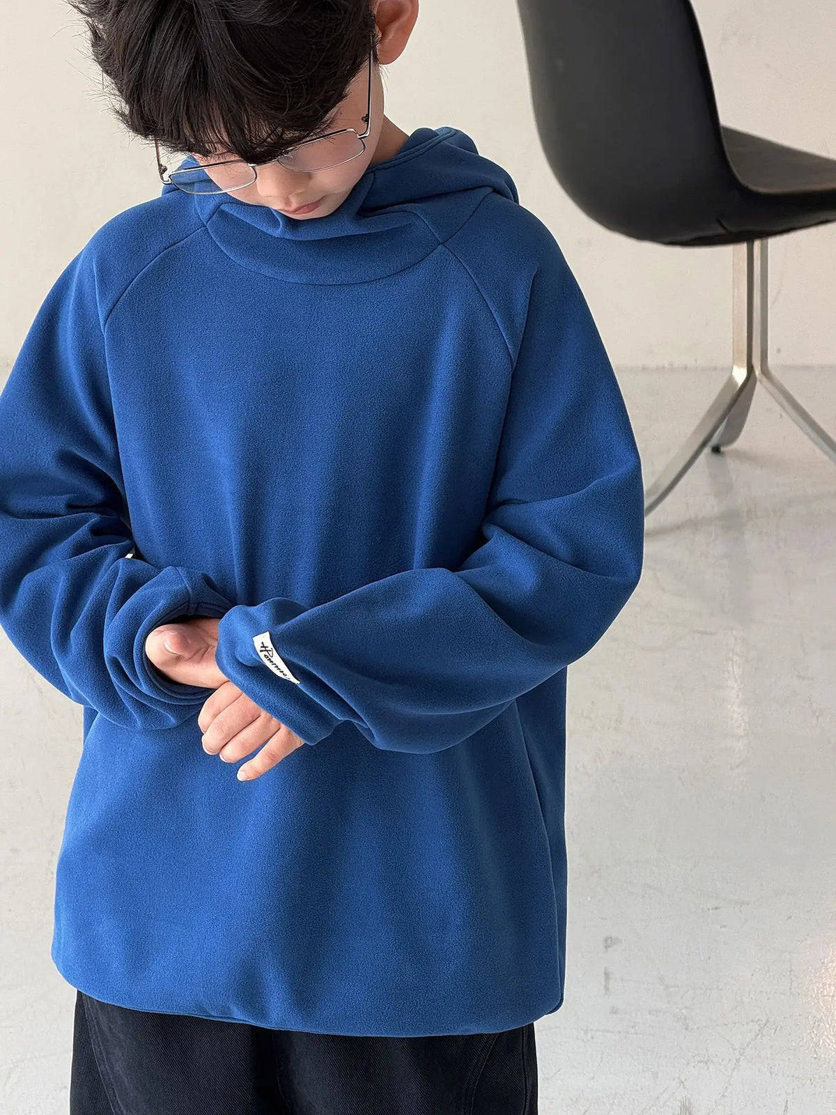 Children Clothing Kids Fashion Casual Warm Versatile Hoodie 2026 Autumn New Boys Korean Style Solid Color Simple Pullover