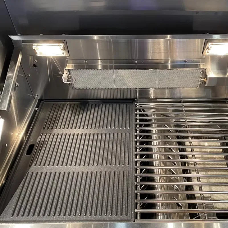 Outdoor Kitchen Set 304 Stainless Steel Grill Sink Fridge Commercial and Residential Multi Function